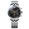 LOBINNI Men’s Watch Business 50M Waterproof Steel Strap Multifunction Chronograph Dial Quartz Wrist Watch Men Sapphire L3605