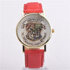 2019 Fashion Casual lovers' watches  leather deployment bucket Wrist Watches Geneva Quartz Harry Potter Medal men Watches new