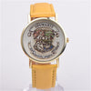 2019 Fashion Casual lovers' watches  leather deployment bucket Wrist Watches Geneva Quartz Harry Potter Medal men Watches new
