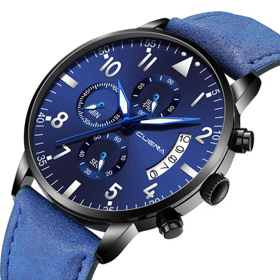 Men Watches Military Luxury Sports Analog Leather Quartz Wristwatch Mens Relojes Hombre 2019 relogios masculinos orologio uomo