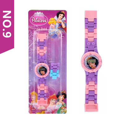 Child toys legoED Batman Spiderman Princess Building Figures Bricks Blocks Watch Children Toy Compatible LegoING Block Watch kid