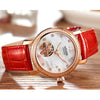 FRANCE Luxury Brand AILUO Women's Watches Leather Strap Japan Automatic Mechanical Wristwatch Women Sapphire Crystal Clock A6081