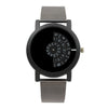 2019 hot sale back belt belt couple table Casual romantic style mini smoke yellow mirror alloy case set rhinestone quartz watch