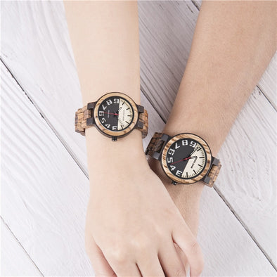 New Design Reloj Hombre Fashion Lovers Male Watches Man Lady  Casual Wood Strap Quartz Women Men's Watch Couple Clock C11