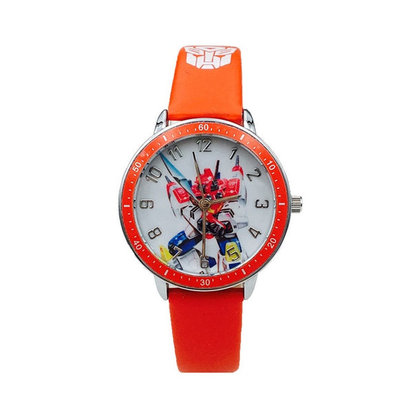 Hot Sale Fashion Kids Watches Boys Cartoon Transformers Sports Quartz Watch Boy Children Watches Gift Clock montre enfant saat
