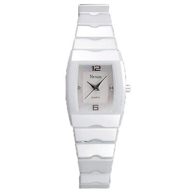 Nesun Switzerland Women's Watches Luxury Brand Wristwatches Japan Quartz Movement Watch Women Space Ceramic Clock N6311-2