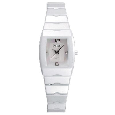 Nesun Switzerland Women's Watches Luxury Brand Wristwatches Japan Quartz Movement Watch Women Space Ceramic Clock N6311-2
