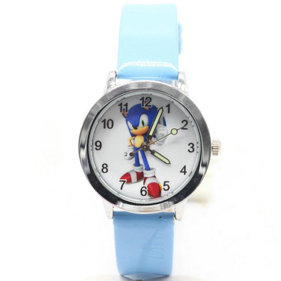 NEW Cute 3D Cartoon Lovely Girls Boys Children Watches Sonic Quartz Wrist Kids Watch Very Popular Clock kol saati relogios elsa