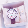 Fashion Kids Watch Lovely Colorful Creative Strawberry Cartoon Dial Design Children Watches Casual Cute Girls Clock Gift
