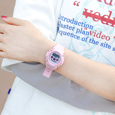 Disney Children's Watch Girl Primary School Sports Alarm Clock Electronic Watch Waterproof Kids Watch