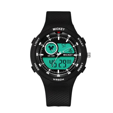Disney New Kids Sports Watch Waterproof Children's Watches Genuine Brand Multifunctional Nightlight Visualization Mickey Watch