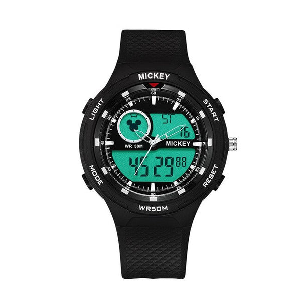 Disney New Kids Sports Watch Waterproof Children's Watches Genuine Brand Multifunctional Nightlight Visualization Mickey Watch