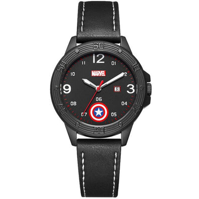 DISNEY WATCH  MARVEL Children's Watch Captain America Cartoon Kids Watches Gift Quartz Superman Avengers Anime Kids Watches