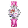 Disney Sofia Princess Pretty Girls Waterproof Watch Children's PU Band Quartz Wristwatch Kid Crystal Heart Flower Watches Gift