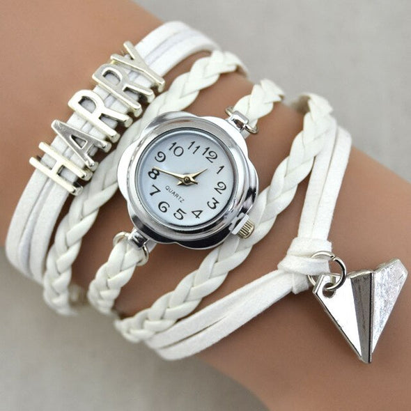 Relojes Mujer Harry Plane Pendant Infinity Love Digital Watch Hot Fashion Jewelry