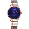 France Luxury Brand AILUO Couple's Watches Japan MIYOTA Quartz Men Wristwatches Sapphire Watches Diamond reloj mujer A7098M