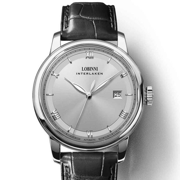 LOBINNI Automatic Mechanical Watch Men Top Brand Mens Watches 50m Waterproof Sapphire Man Wristwatch Man Hour Male orologio uomo