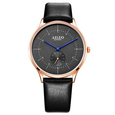 France Luxury Brand AILUO Couple's Watches Japan MIYOTA Quartz Men Wristwatches Ultra-thin Watches Diamond reloj mujer A7607M