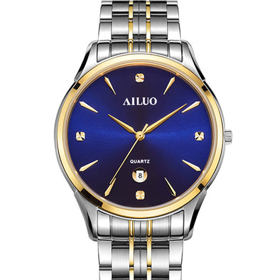 Luxury Brand France AILUO Couple's Watches Japan MIYOTA G10 Quartz Movement Men Watches 7 mm Ultra-thin Watches Sapphire A7075M