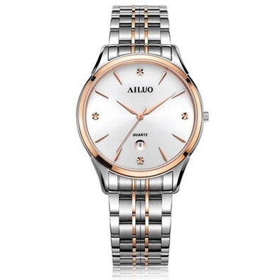 Luxury Brand France AILUO Couple's Watches Japan MIYOTA G10 Quartz Movement Men Watches 7 mm Ultra-thin Watches Sapphire A7075M