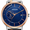 Japan Automatic Mechanical Movement Waterproof reloj hombre France Men's Watches Luxury Brand AILUO Men Watch Sapphire  A6103