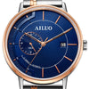 Japan Automatic Mechanical Movement Waterproof reloj hombre France Men's Watches Luxury Brand AILUO Men Watch Sapphire  A6103