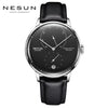 Nesun Men watches Brand Luxury Automatic Mechanical Watch Leather sapphire Waterproof Relogio Masculi Energy Display Clock N9603