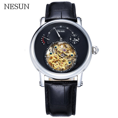Switzerland Luxury Brand Nesun Hollow Tourbillon Watch Men Automatic Mechanical Men's Watches Sapphire Waterproof clock