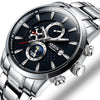 NESUN Luxury Brand Switzerland Watches Men Multifunctional Display Automatic Self-Wind Watch Luminous Waterproof clock N9809-2