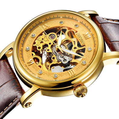 Switzerland Nesun Skeleton Watch Men Luxury Brand Automatic Self-Wind Men's Watches Sapphire Crystal Waterproof clock N9501-6