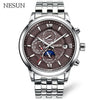 (Lowest price)NESUN 2018 NEW Authentic Men Fashion Business Automatic Mechanical Wristwatches Sapphire Waterproof Sports Watch