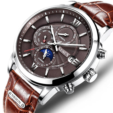 (Lowest price) Switzerland Nesun Watch Men Luxury Brand Automatic Mechanical Men Watches Sapphire Luminous Waterproof watch