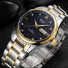 2018 New Fashion Men Watch Waterproof Week Calendar Rhinestone Stainless Steel Business Automatic Watch Men Watch Male Clock