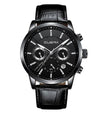 CUENA luminous date genuine leather hands man quartz watches mens fashion watch men watches 2019 luxury brand watches for men
