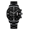 CUENA Men Wrist Watch Fashion Military Stainless Steel Analog Date Sport Quartz erkek kol saati montre homme 2019 luxe de marque