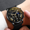 Watches for Men	CUENA Business Leath Belt Three Eyes Six-Piece Calendar Quartz Watch erkek kol saati herren uhren orologio uomo