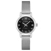 CUENA Simple Dress Clock Fashion Casual Quartz Wrist Watch for Lady Mesh Steel Daily life Waterproof Relogio Feminino