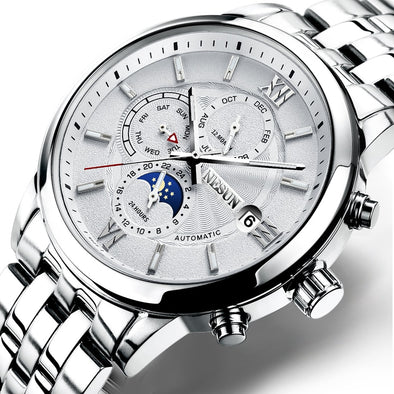Switzerland Nesun Watch Men Luxury Brand Automatic Mechanical Men Watches Sapphire relogio masculino Luminous Waterproof N9027-6