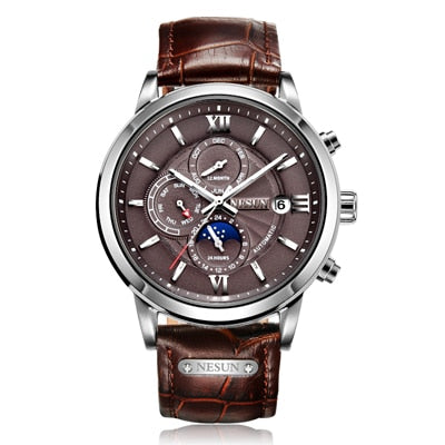 Switzerland Nesun Watch Men Luxury Brand Automatic Mechanical Men Watches Sapphire relogio masculino Luminous Waterproof N9027-6