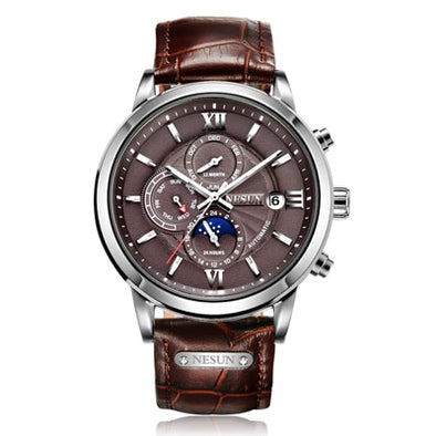 Switzerland Nesun Watch Men Luxury Brand Automatic Mechanical Men Watches Sapphire relogio masculino Luminous Waterproof N9027-2