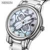 Nesun Women Creative Luxury Watch Top Brand Classic Waterproof Diamond Analog Quartz Wristwatches Clock Female Relogio Feminino