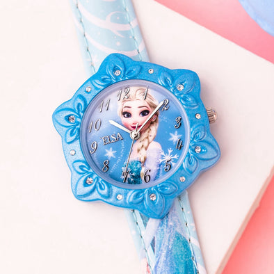 Disney Frozen Princess Original Design Children Girl's Watch Packing With Gift Box Brand Cute Kids Watch Dropshipping  FZ-54155