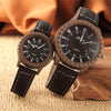 2 Pcs Hot Sales New Vintage leisure imitation wood pair watches men women lovers couple dress quartz wristwatch