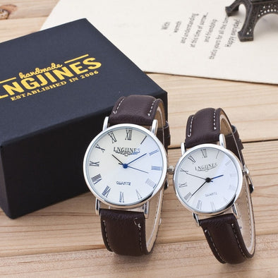 Men Watches Luxury Brand Thin Full Leather Simple Elegant Waterproof Quality Watch Couple Lovers Quartz Business Wristwatches