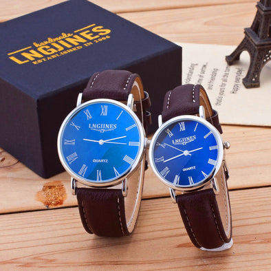 Men Watches Luxury Brand Thin Full Genuine Leather Simple Elegant Waterproof Quality Watch Couple Lovers Casual Quartz Watches