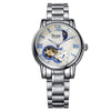 Switzerland New Luxury Brand Nesun Hollow Women Watch Automatic Self-Wind Stainless steel Clock Waterproof Watches women N9061-4