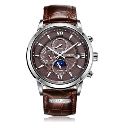Switzerland Nesun Watch Men Luxury Brand Automatic Mechanical Men Watches Sapphire relogio masculino Luminous Waterproof N9027-1