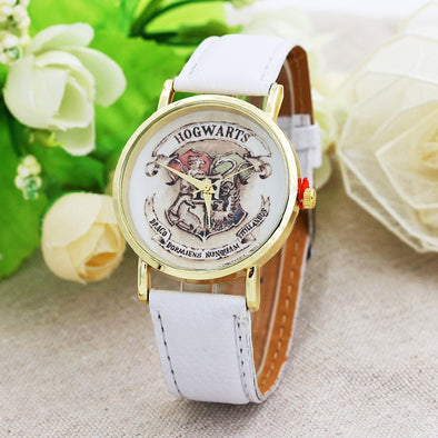 Ho Harry Potter watch fashion watch leather brand watch casual hot sale wear quartz watch for men and women erkek kol saati