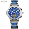 NESUN New Men Fashion Business Tourbillon Automatic Mechanical Wristwatches Sapphire Waterproof Sports Watches Relogio Masculino