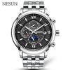 NESUN Men Luxury Top Brand Automatic Mechanical Wristwatches Luminous Sapphire Waterproof Sports Watches Clock Relogio Masculino